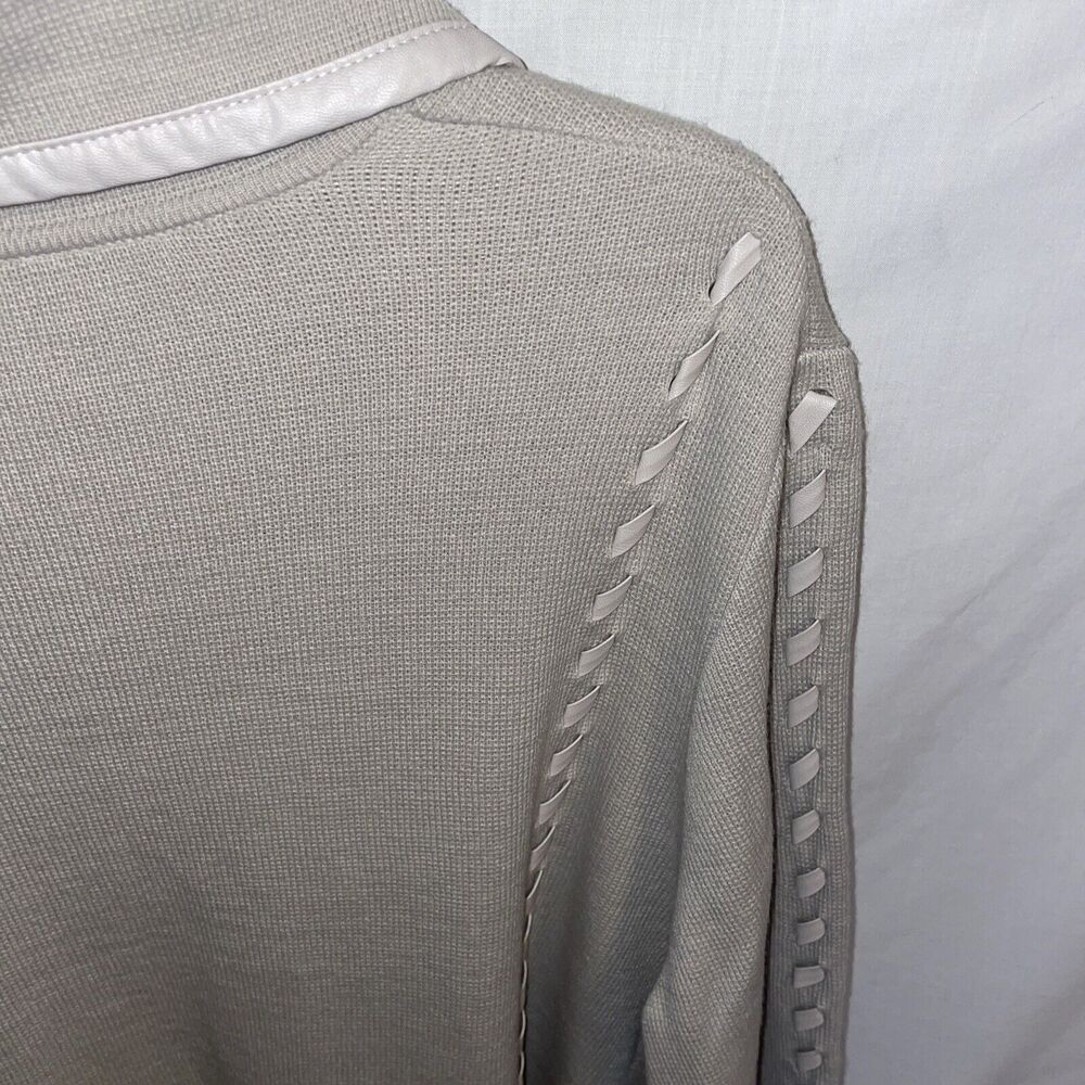 Patricia Nash Women’s Open Cardigan Size XL Beige Going Out Party Business - Picture 10 of 12